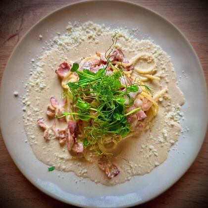 Паста в стиле "Карбонара"