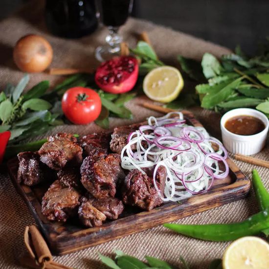 Шашлык из говяжьей вырезки