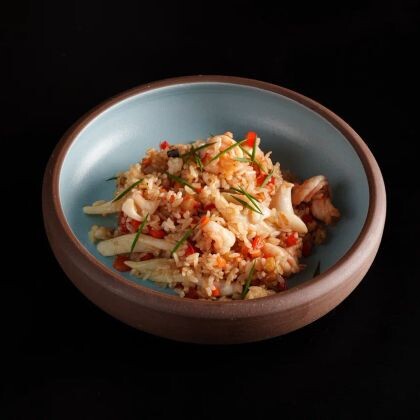 Тяхан с морепродуктами