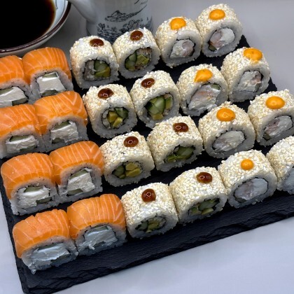 Лосось угорь креветка 5.0