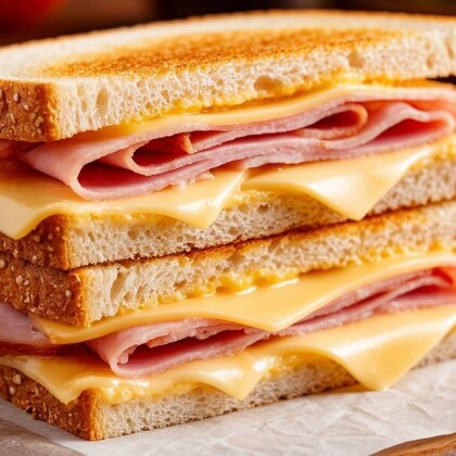 Сэндвич с ветчиной и сыром