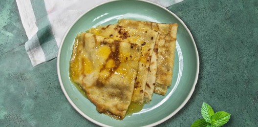 Блины с апельсиновым сиропом