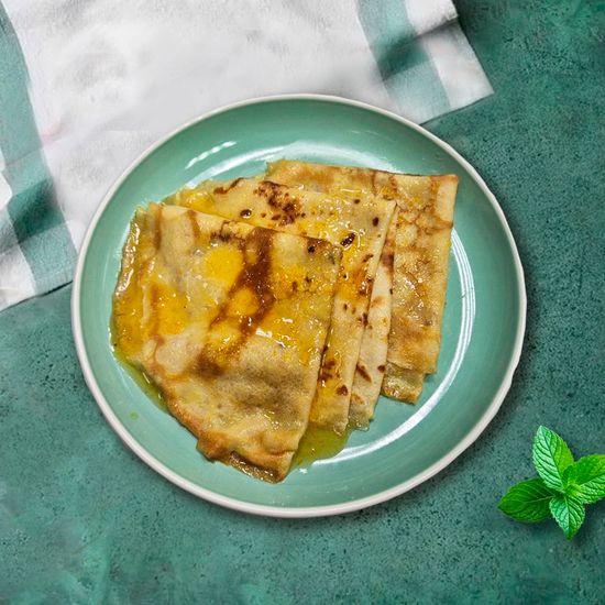 Блины с апельсиновым сиропом