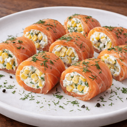 Рулетики из форели