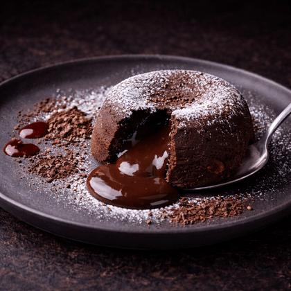 Десерт «Шоколадный фондан»