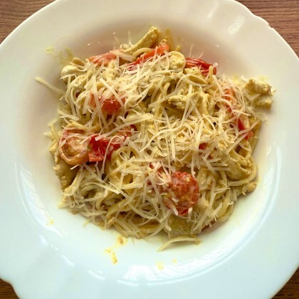 Паста в сливочно-пряном соусе