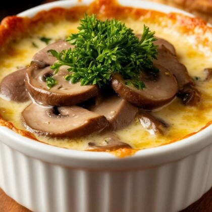 Жульен с говяжьим языком