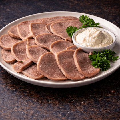 Говяжий язык с хреном